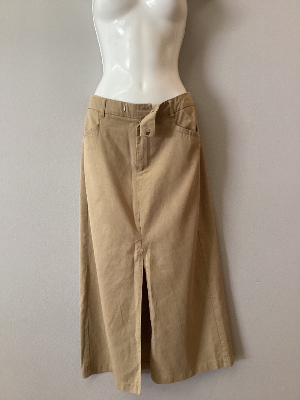 Paige Maureen Trouser Midi Skirt Sand
